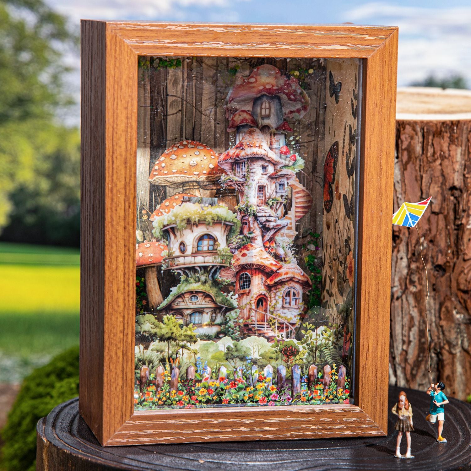 1 Roll Fairy Tree House PET Tape QHXW