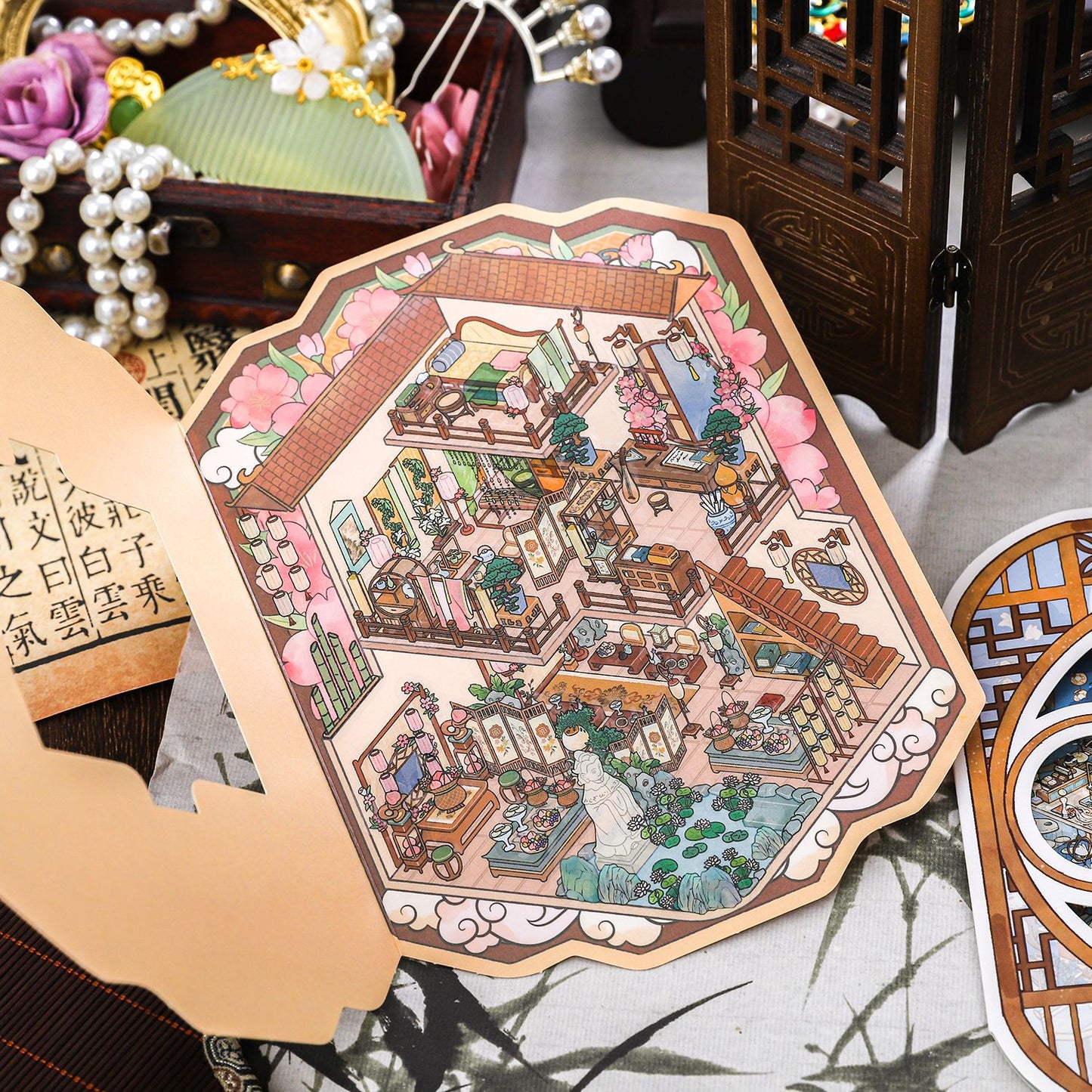 3D Loft Scene Diy Stickers Kit ZLYY