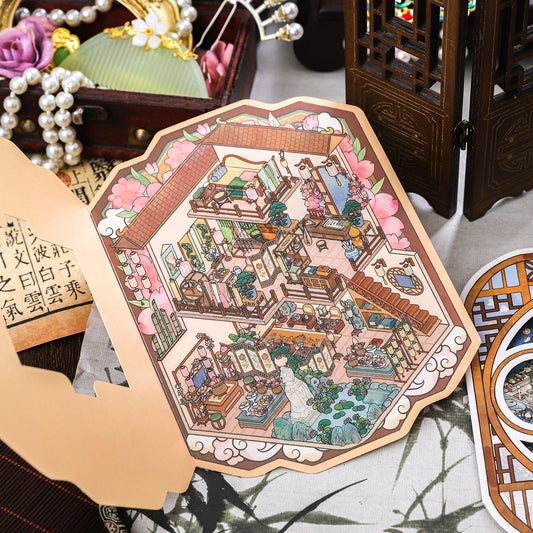 3D Loft Scene Diy Stickers Kit ZLYY