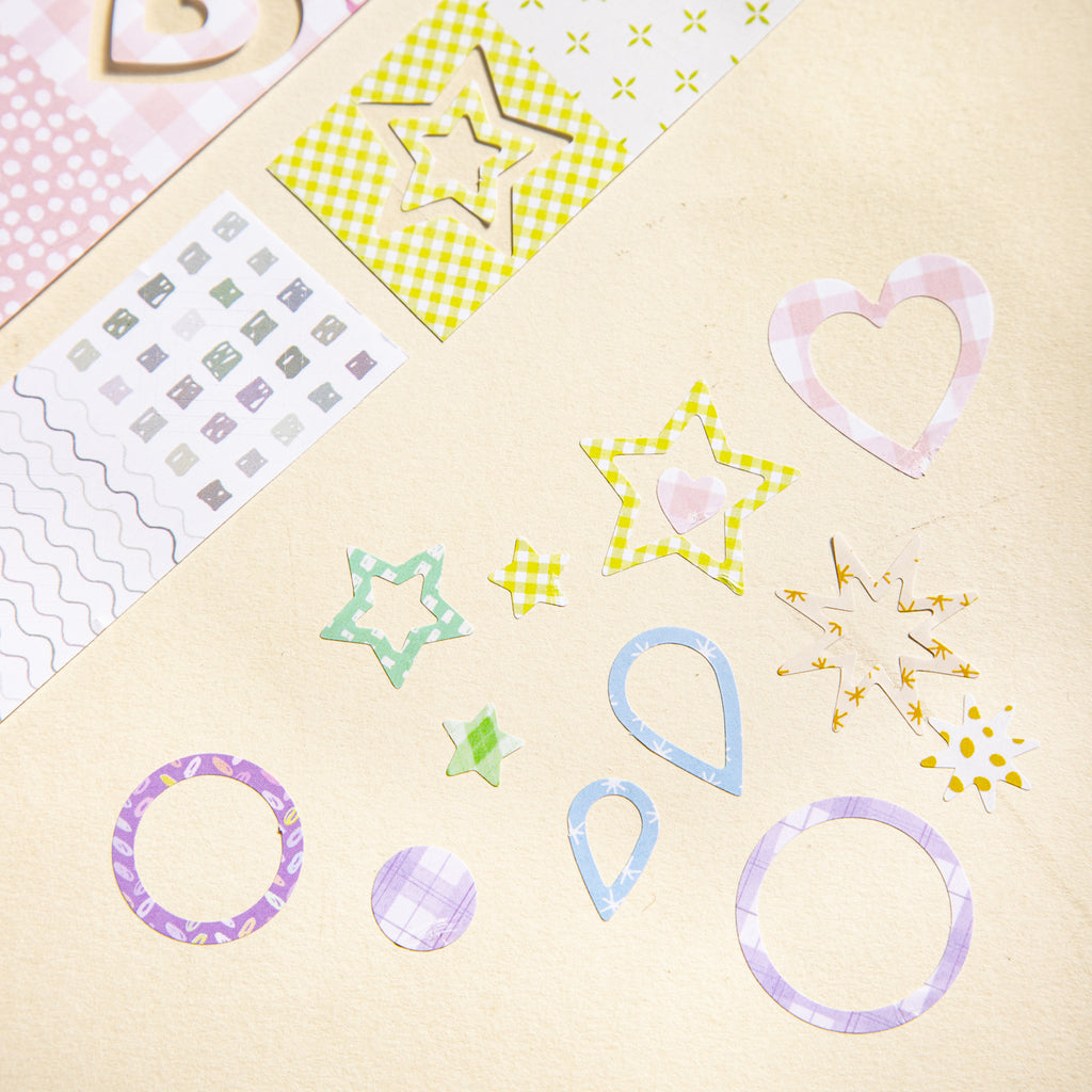 1 Roll Geometry Theme Stickers Tape HDZCQD