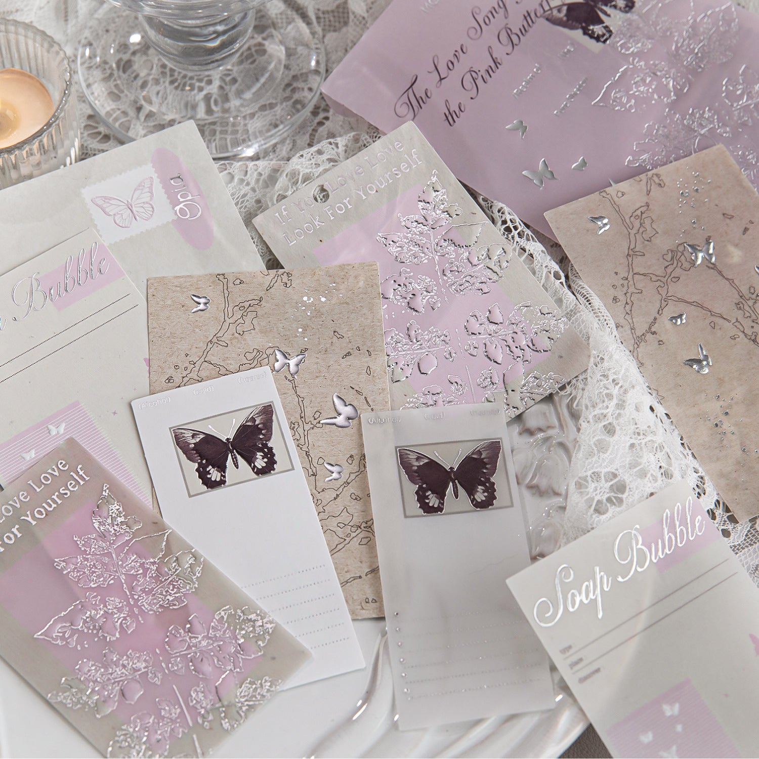 10 Pcs Aesthetic Journal Paper SYZJ