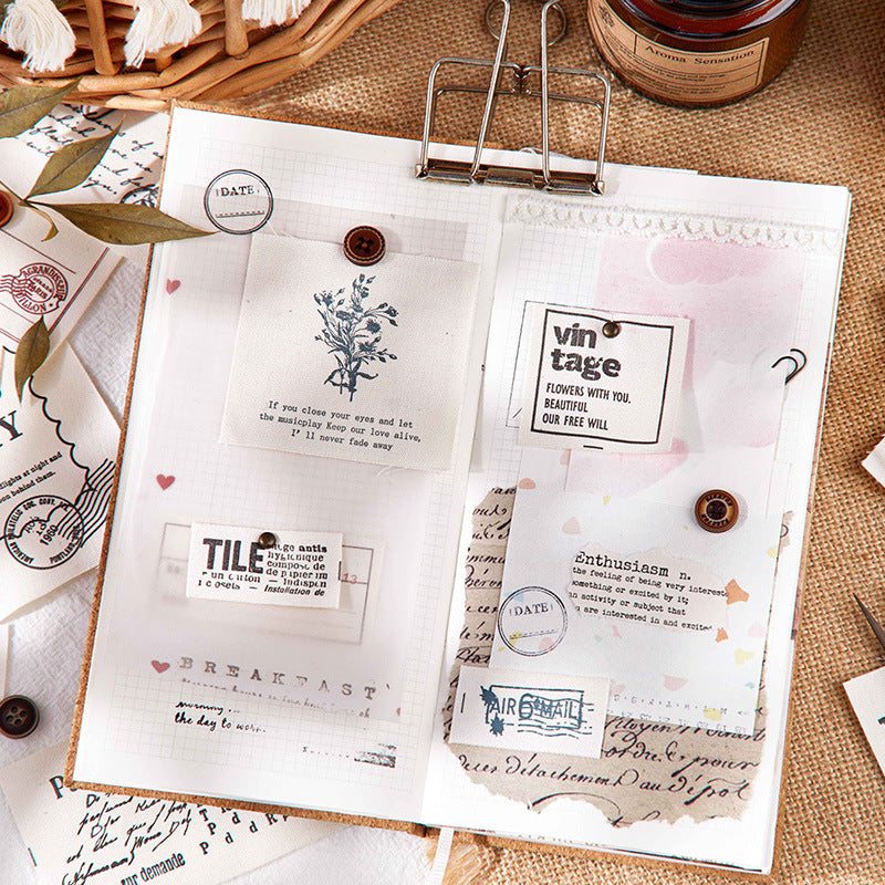 14 Pcs Vintage Junk Journal Paper SRZS