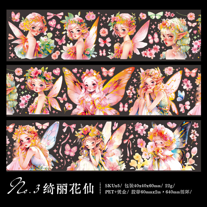 1 Roll Fairy Girl PET Tape MMYSY