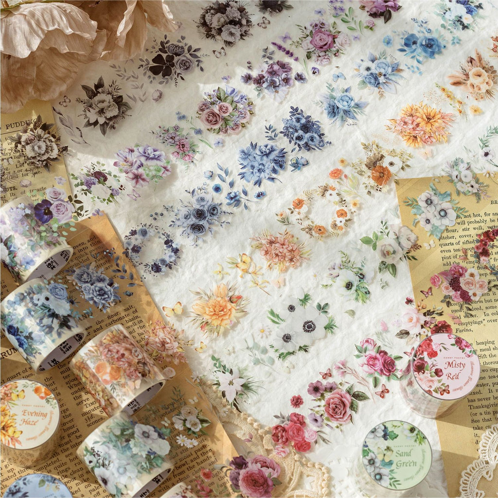 1 Roll Flowers PET Tape CSHY