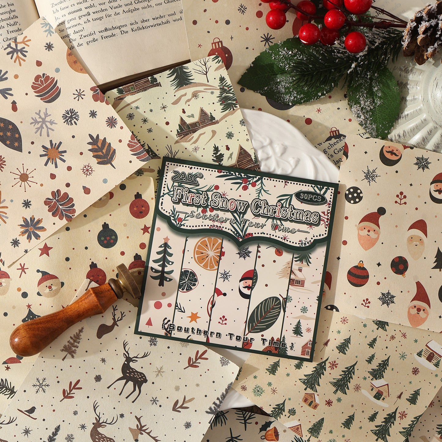 30 Sheets Botanical Journal Paper Pad NXSG