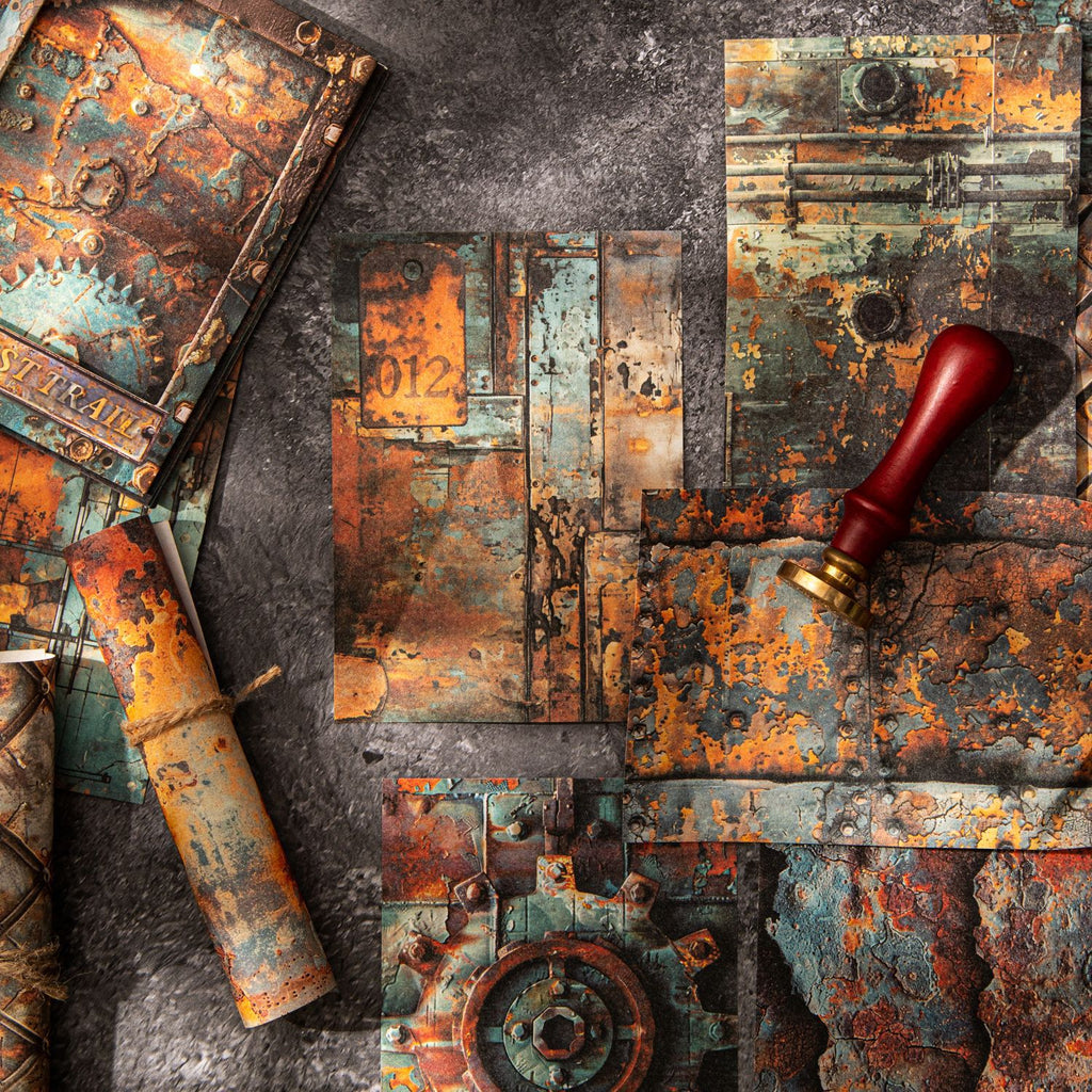 30 Sheets Rust Themed Journal Paper XJMZ