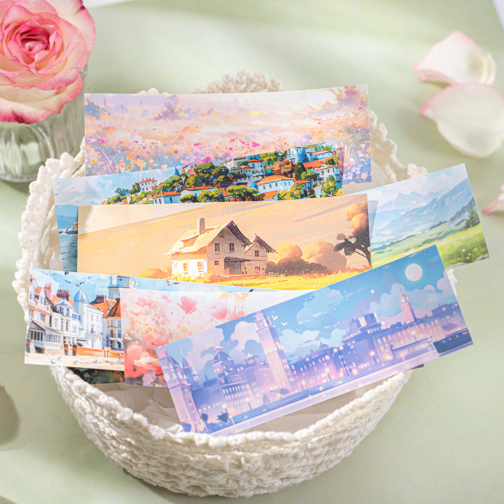 30 Pcs Natural Landscape Stickers Book JYZMJ