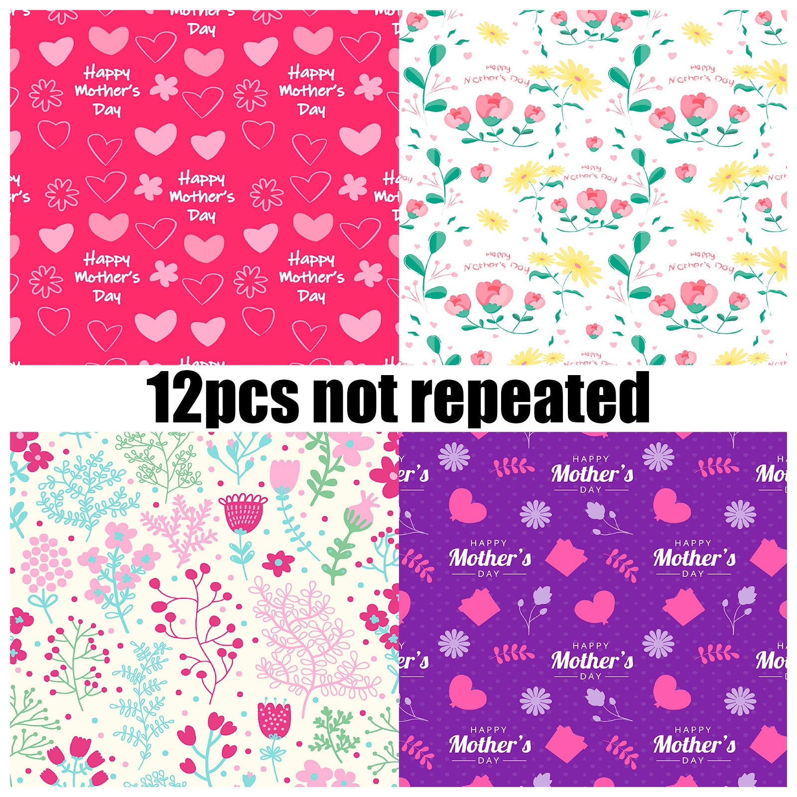 6 inch Mother's Day Scrapbook Paper Pad PA784