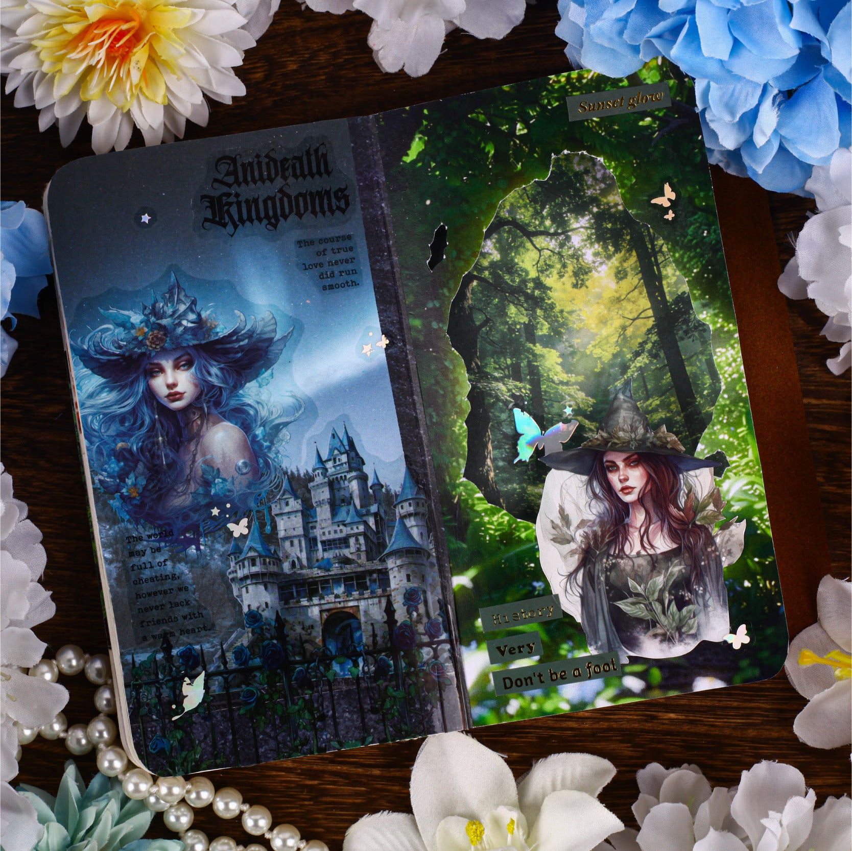 26 Pcs Fairy Forest Journal Paper and Stickers Kit JLXX