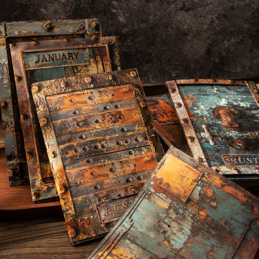 30 Sheets Rust Themed Journal Paper XJMZ