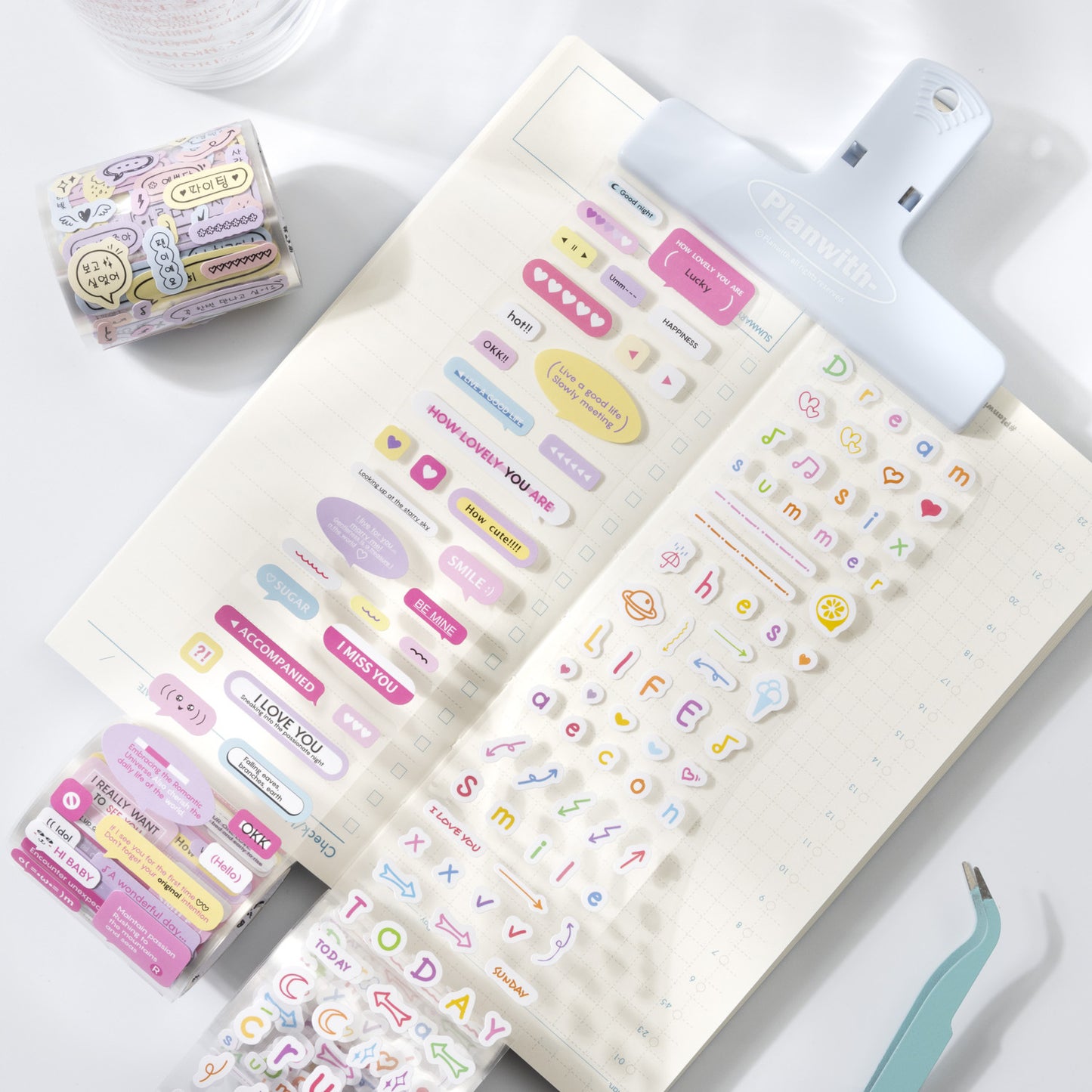 1 Roll Cute Symbol Stickers Tape HDHJ