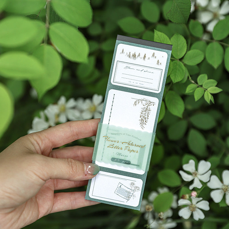 50 Pcs Creative Noteapd Paper SGJY