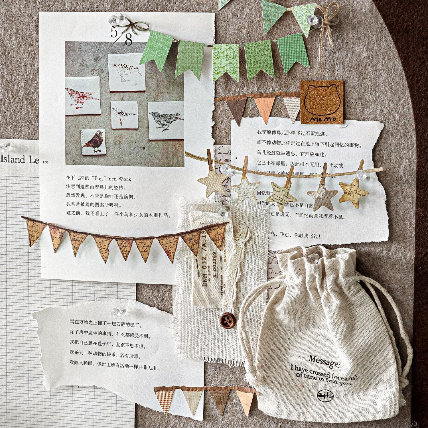 10 Pcs Seasonal Party Themed Cardstock Stickers SZPD