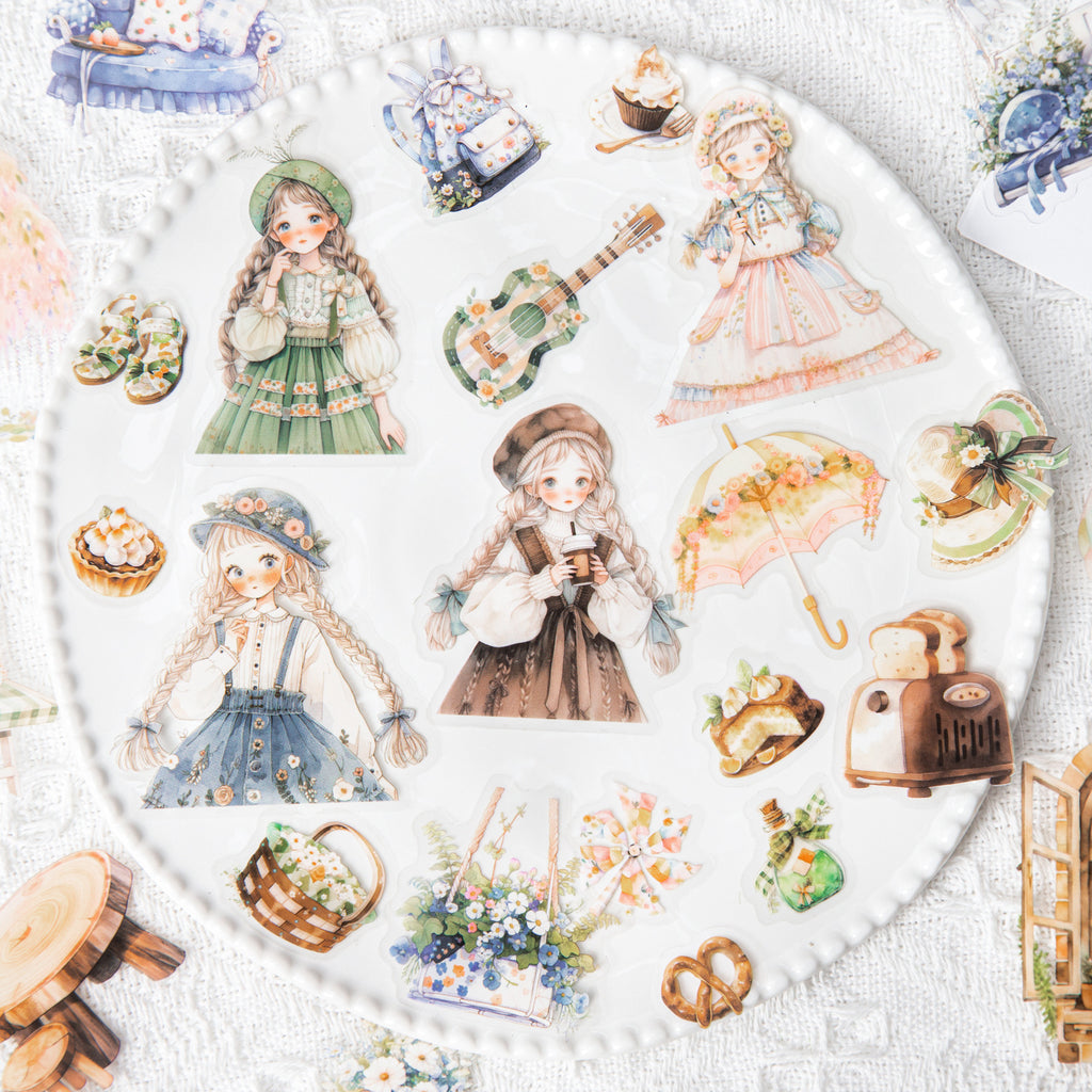 30 Pcs Garden Lifestyle PET Stickers SLLX