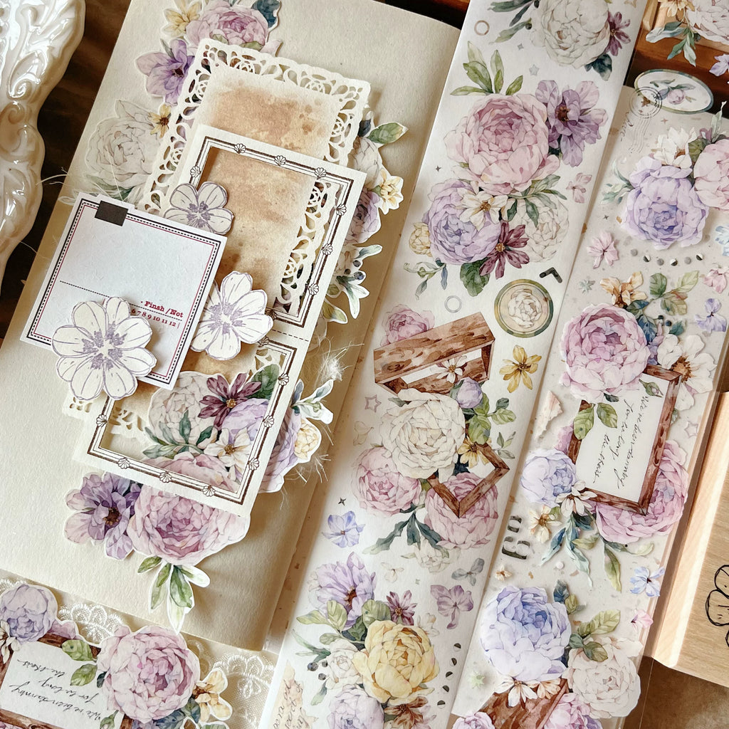 Floral  Decorative Tape Rolls- Seasons' Whispers