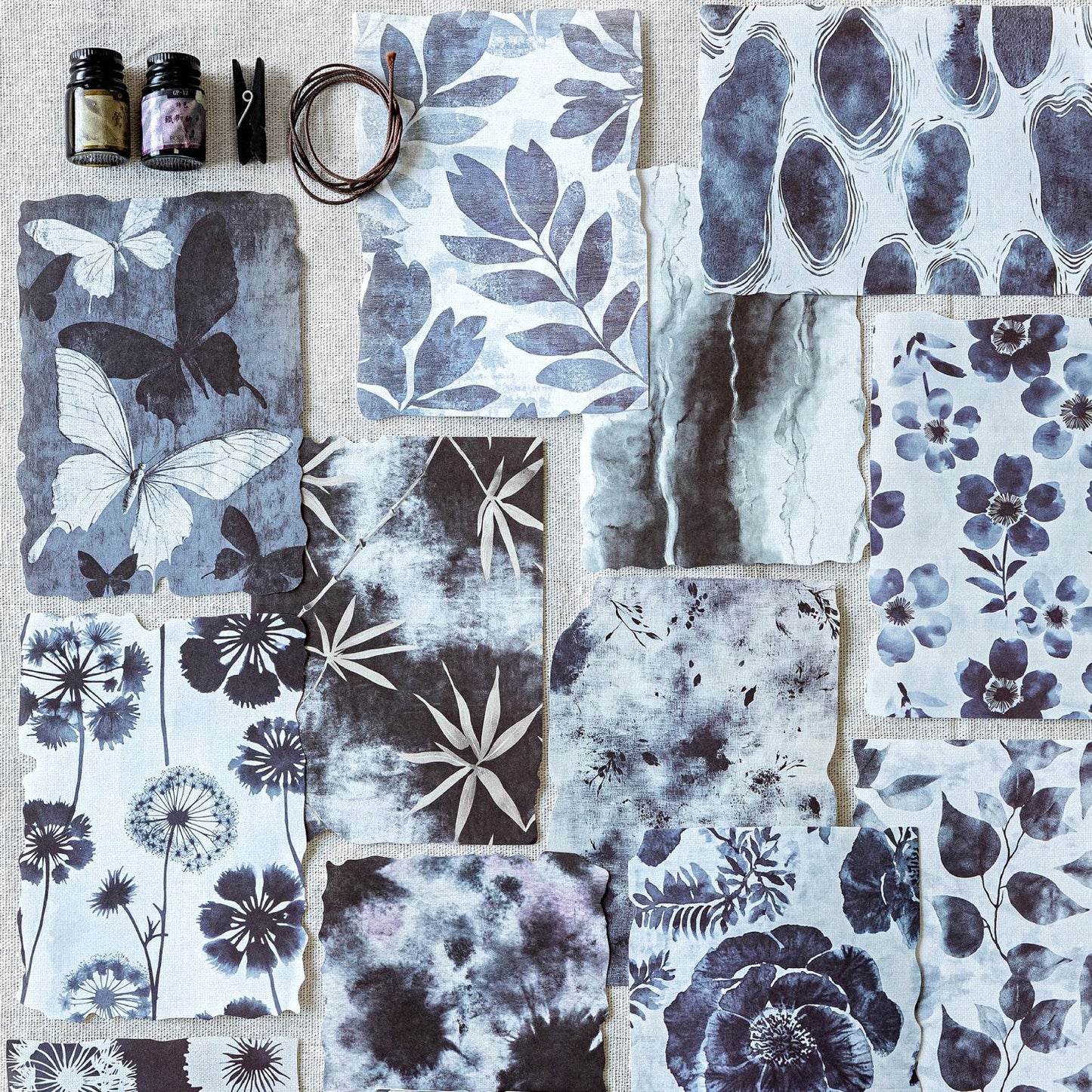 30 Pcs Fantasy Color Journal Paper ZJZR