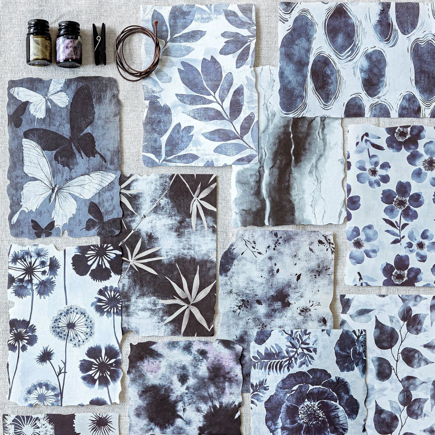 30 Pcs Fantasy Color Journal Paper ZJZR