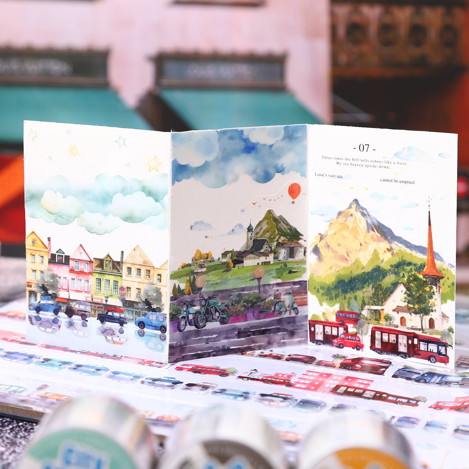 1 Roll City Trafic Theme PET Tape CSCS