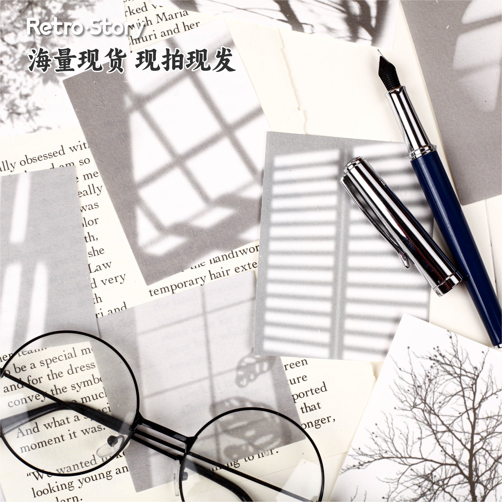20 Pcs Shadow Theme Notpad GYQP