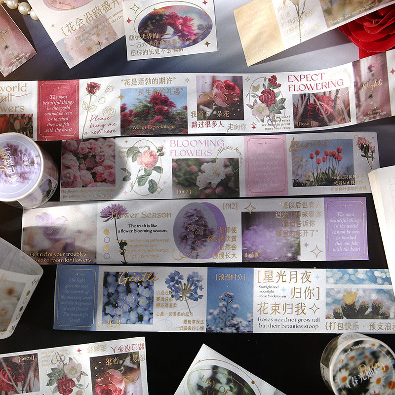 1 Roll Spring Flower Washi Tape HYJWR