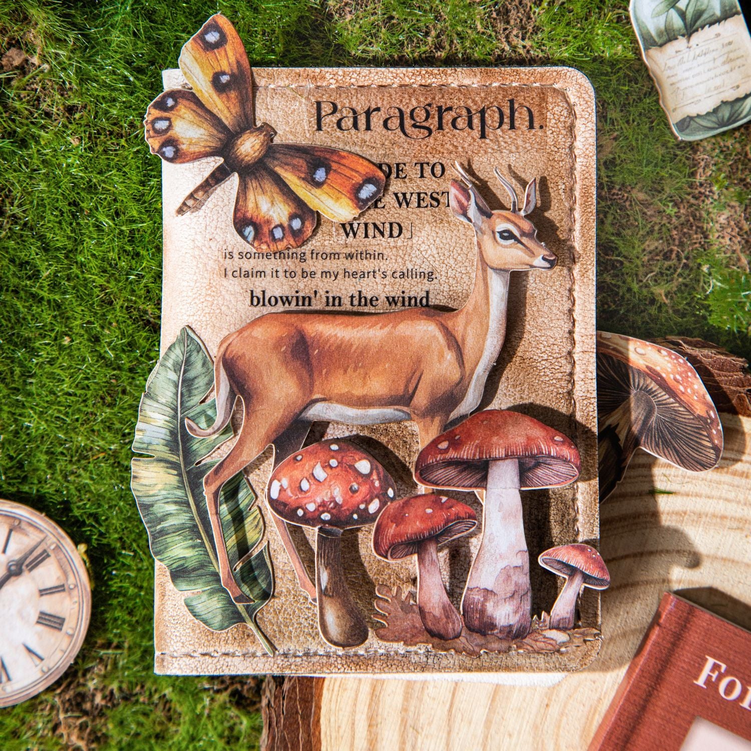25 Pcs Vintage Garden Forest Stickers SLYJ