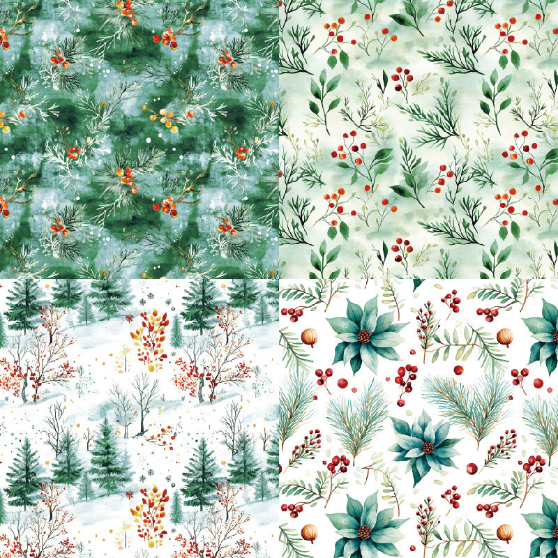 6 inch Christmas Scrapbook Paper Pad SKP553