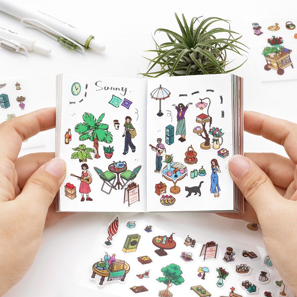 6 Pcs Life Style Planner Washi Stickers SHWD