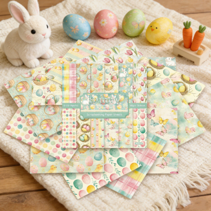 6 inch Easter Scrapbook Paper Pad SKP003
