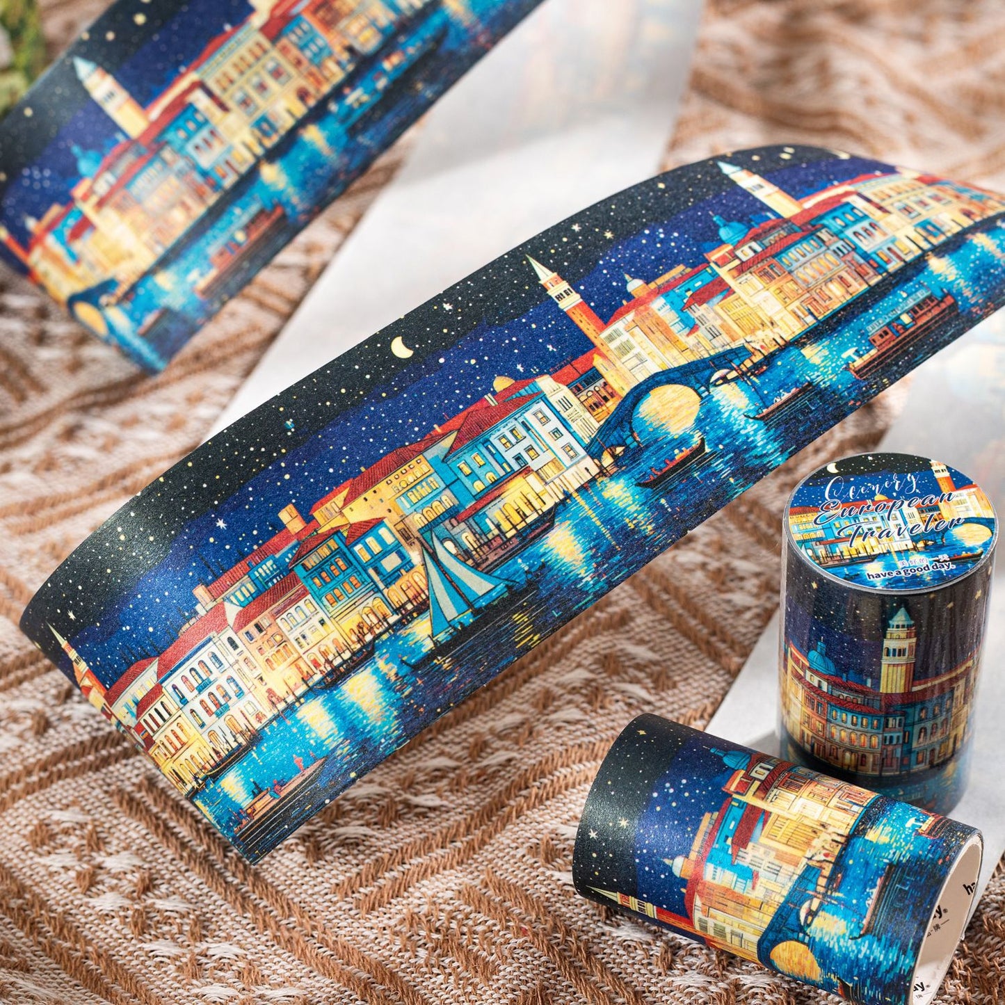 1 Roll Europe Travel Theme Washi Tape OZLR