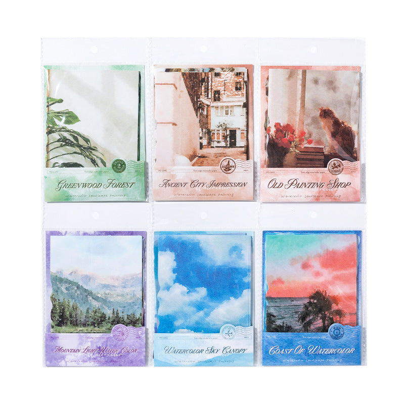 30 Pcs Landscape Journal Paper LGJFJ