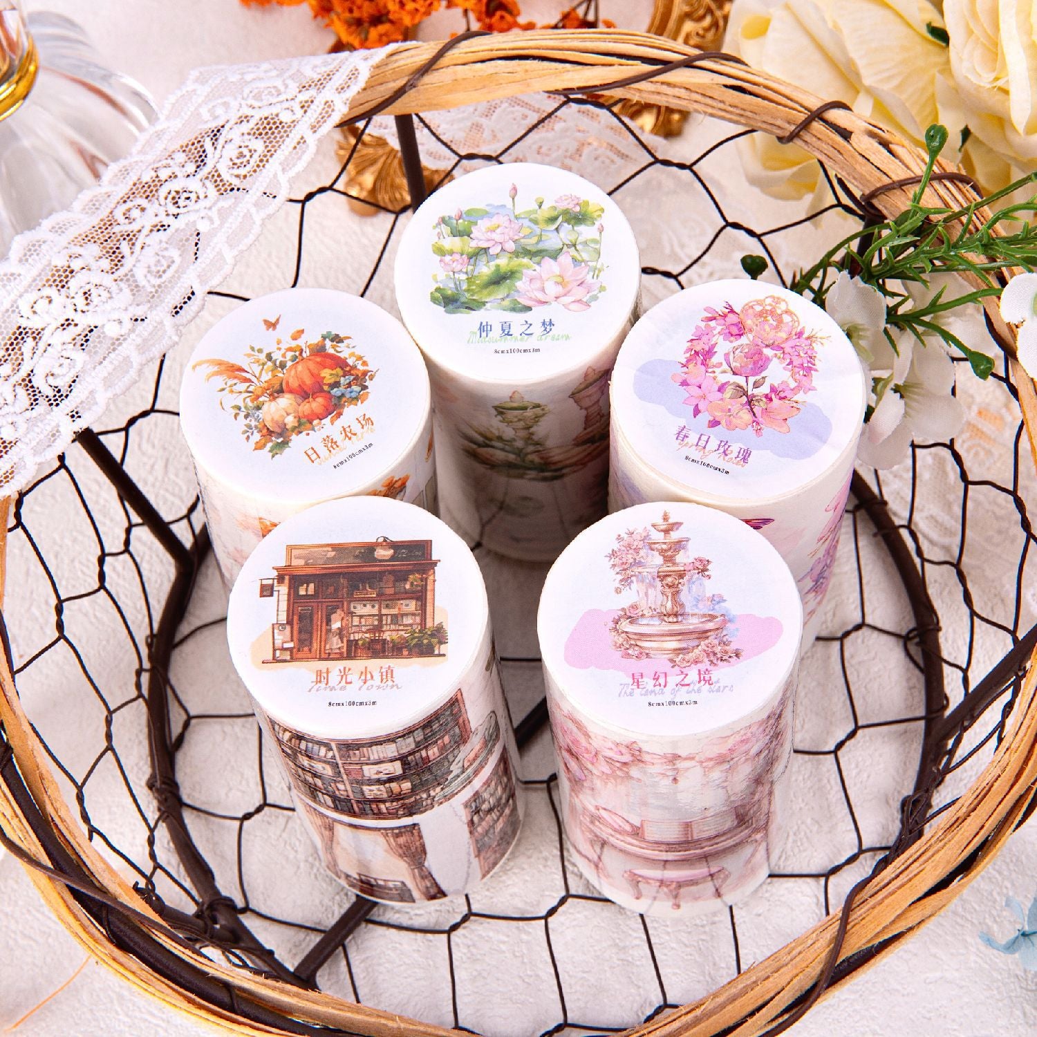 1 Roll Creative Washi Tape CRMG