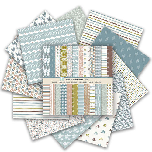 12 inch Scrapbook Paper Pad JYY063
