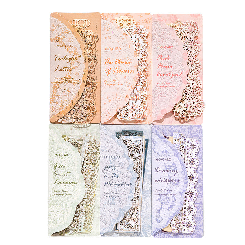 10 Pcs Lace Scrapbook Paper LSHY