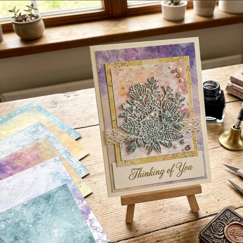 6 Inch Abstract Dreamscape Scrapbook Paper Pad SKP017B