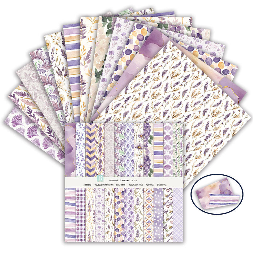 6 inch Scrapbook Paper Pad JYY6098