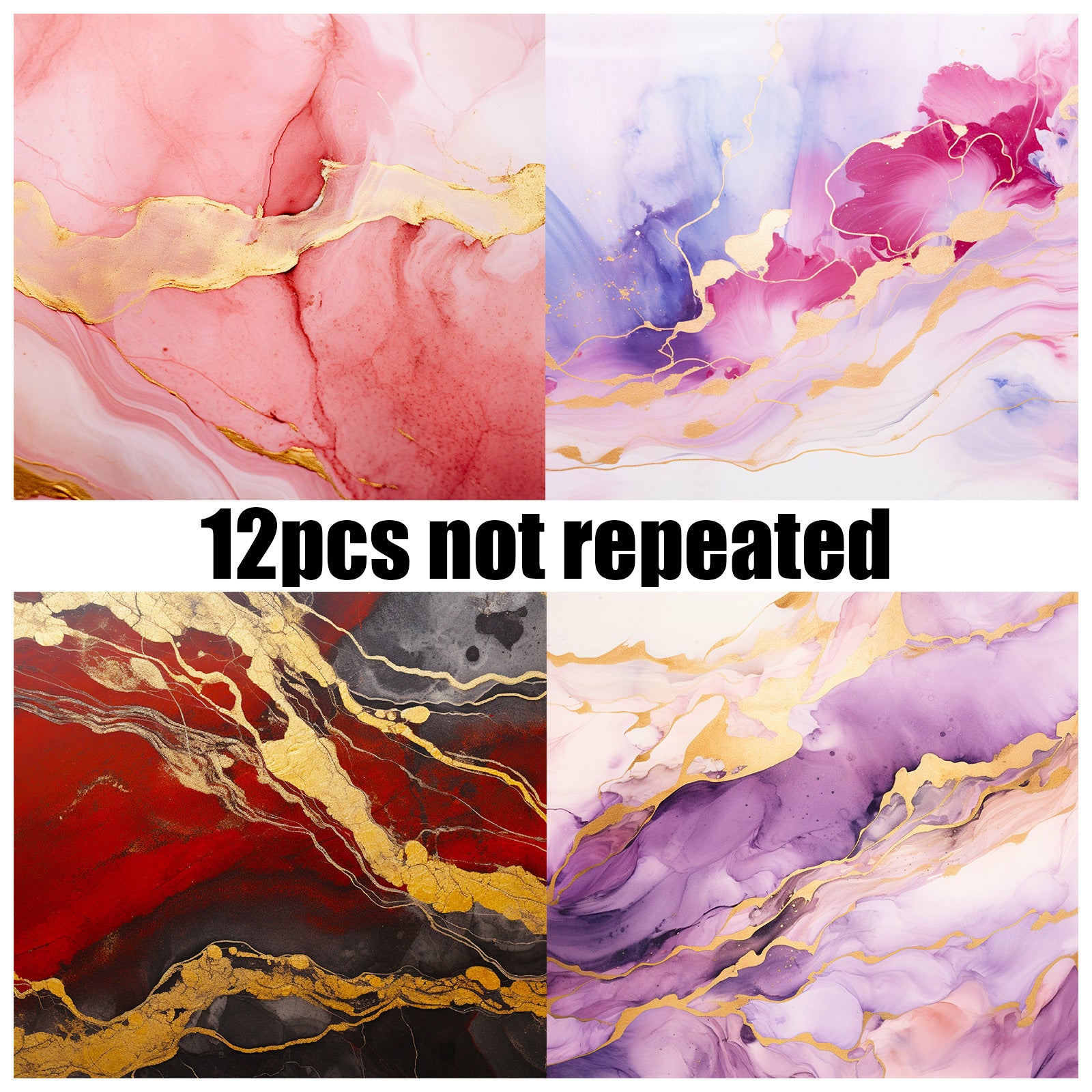 6 inch Gilding Scrapbook Paper Pad PA727