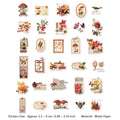 30 Pcs Vintage Journal Stickers SJLY