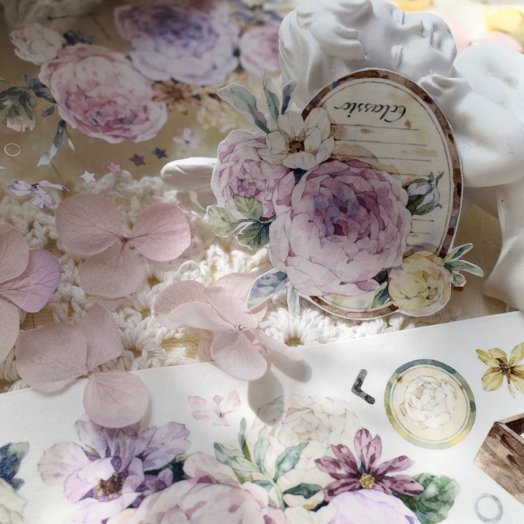 Floral  Decorative Tape Rolls- Seasons' Whispers