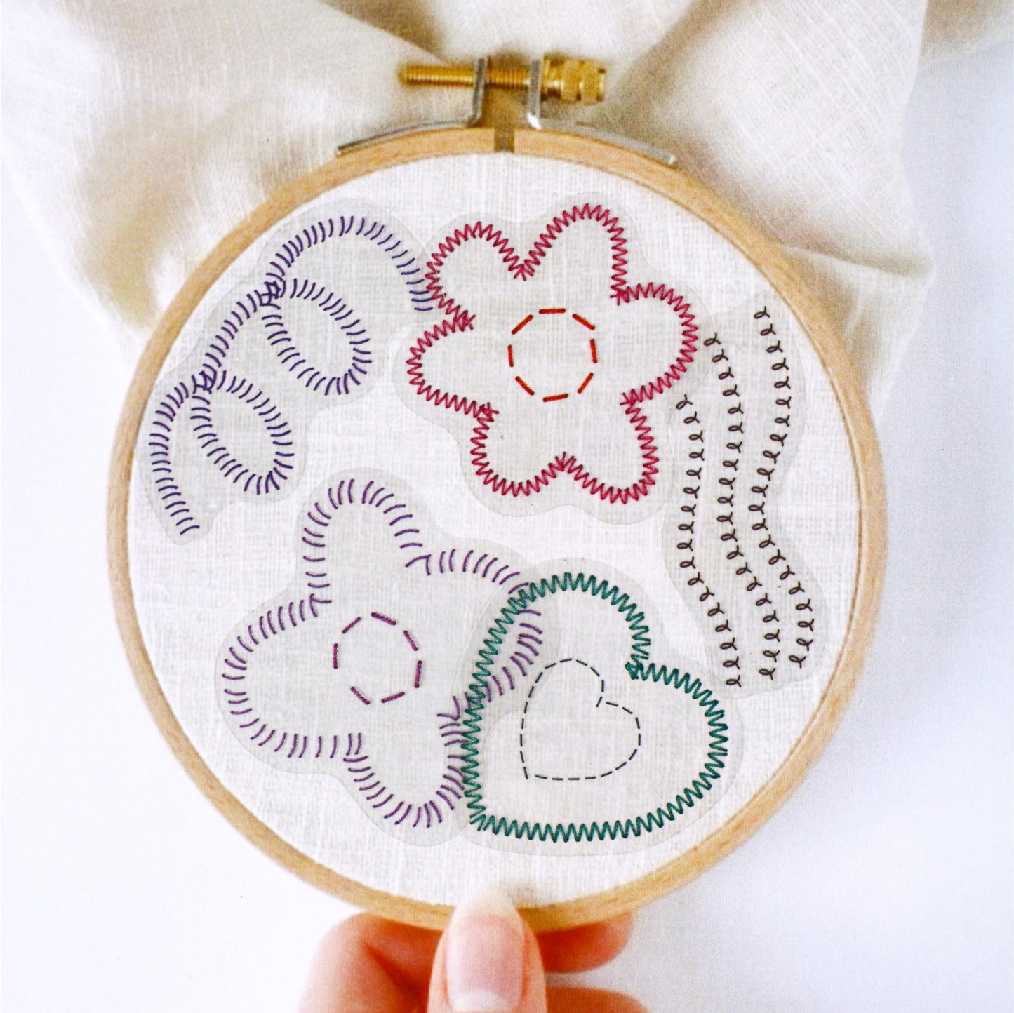 20 Pcs Sewing Patterns PET Stickers XXXL