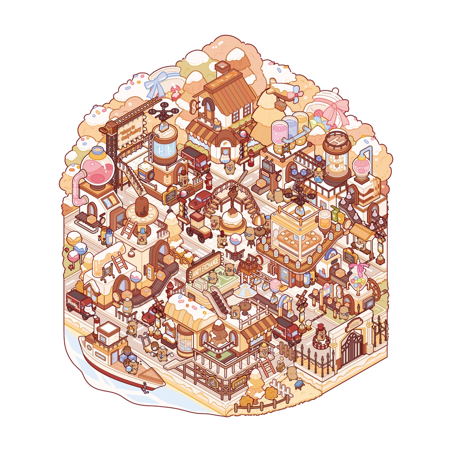 3D Scene DIY Stickers Kit KPBL