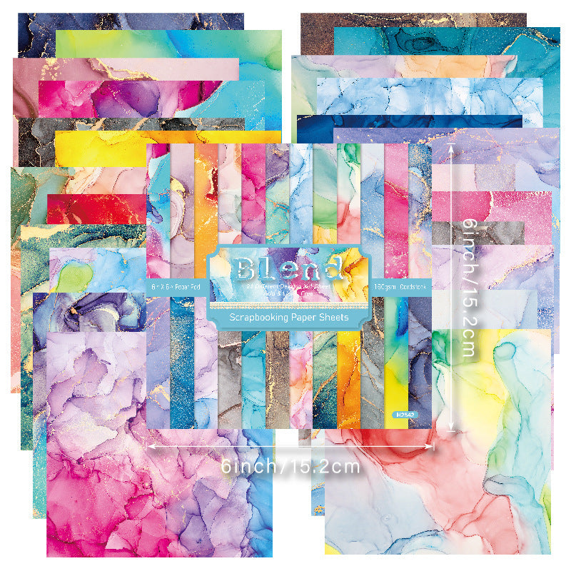 6 inch Blend Scrapbook Paper Pad SKPH2542