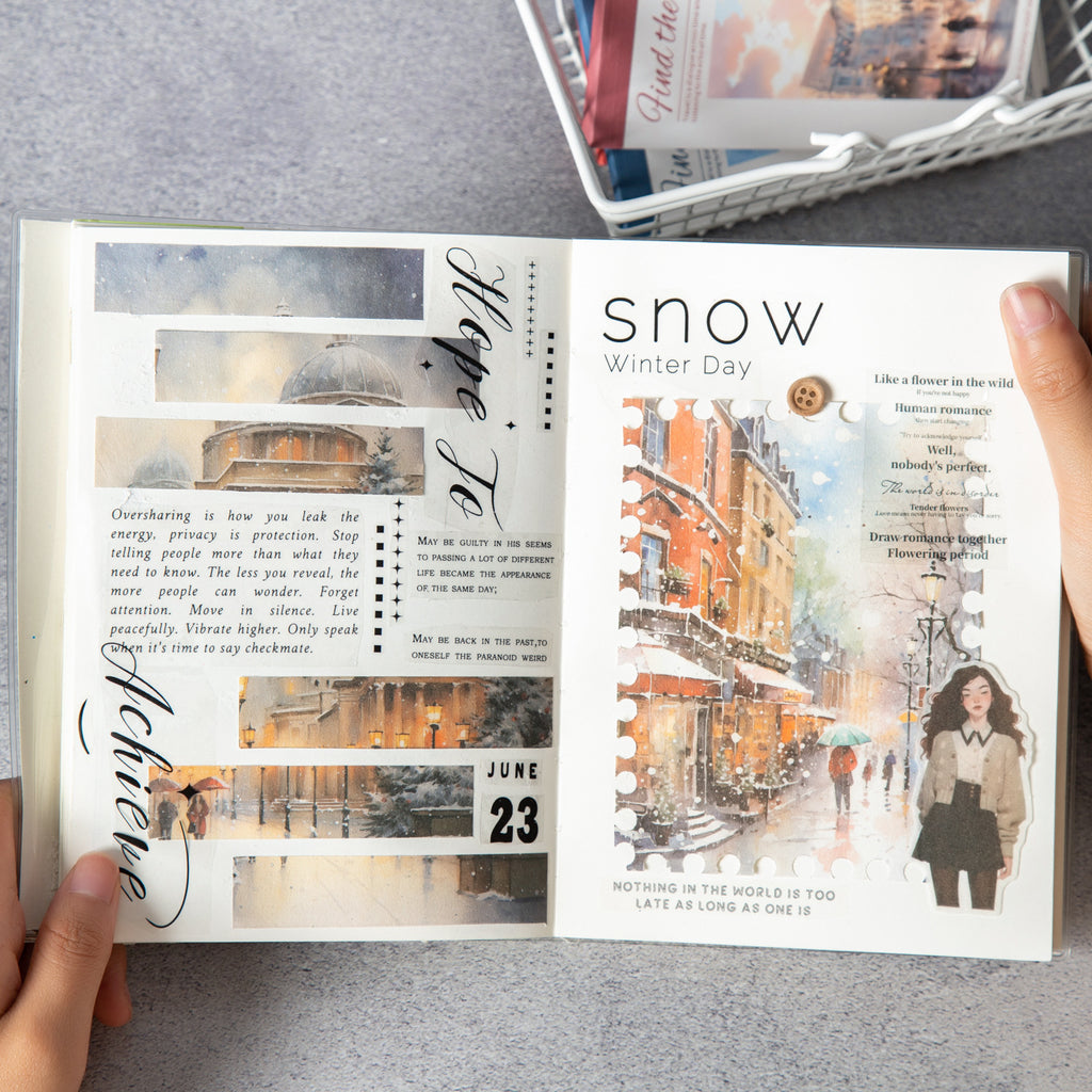 50 Sheets Travel Journal Paper Book XMZL
