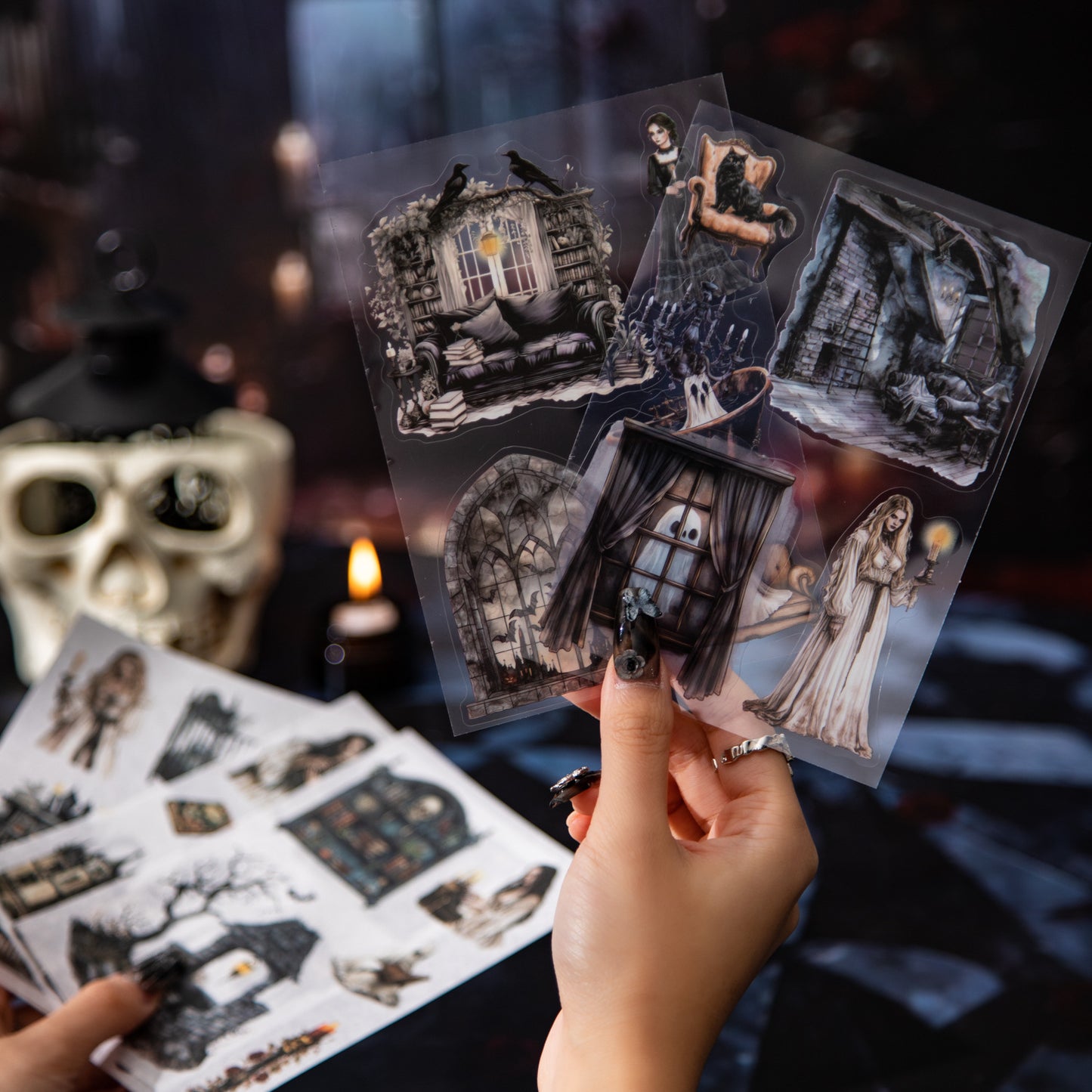 20 Pcs Halloween Theme Stickers Book WYPD