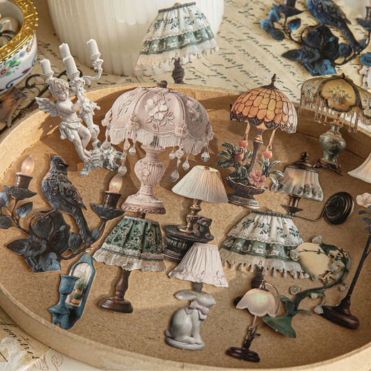 15 Pcs Rococo Furniture Stickers KKTMW