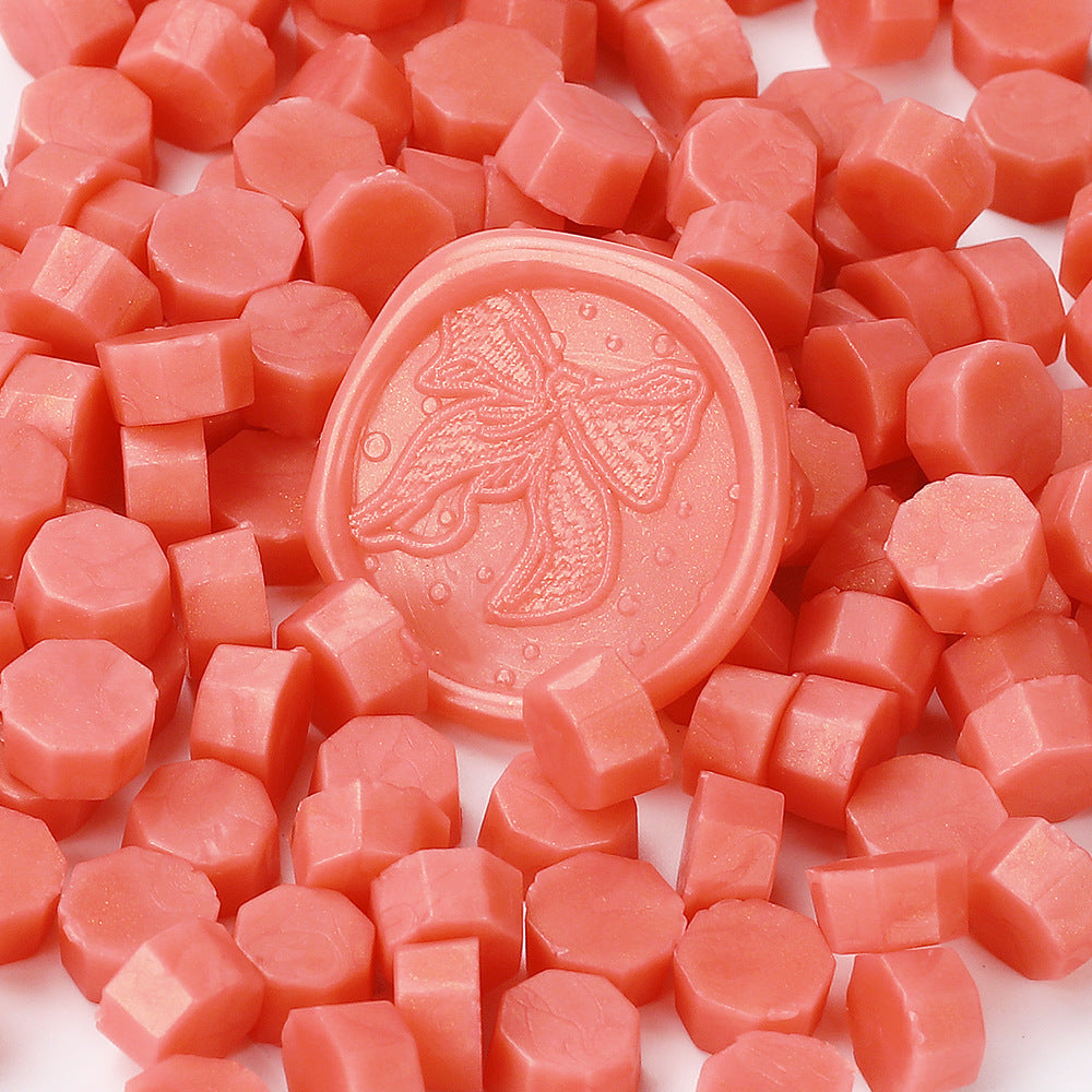100 PCS Octagon Wax Seal Beads H48