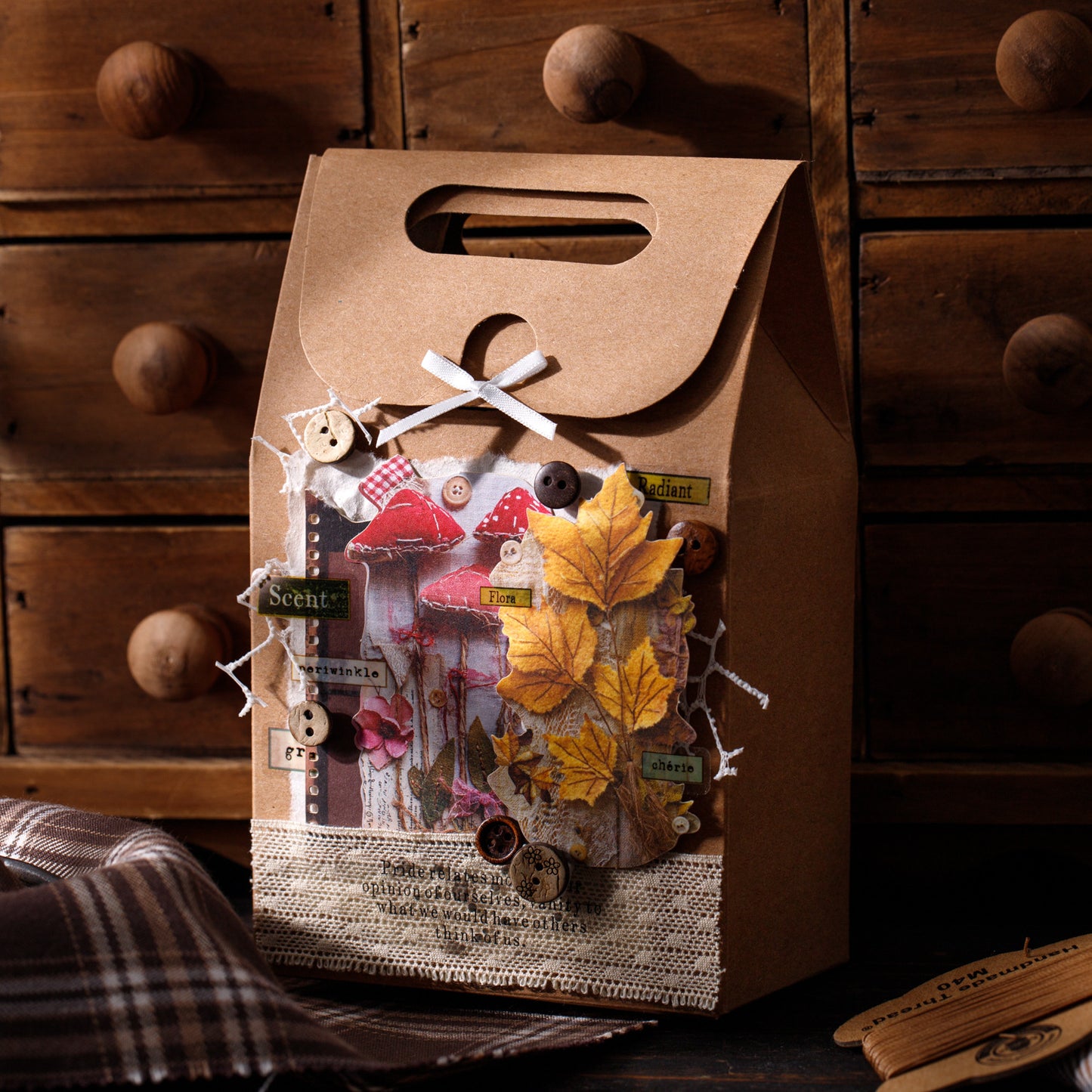 20 Pcs Vintage Junk Journal Stickers PBYS