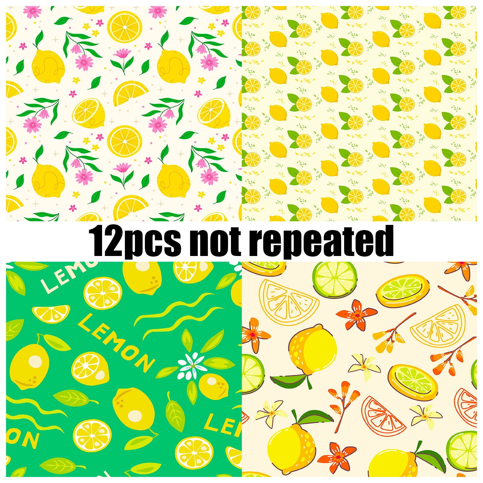 6 inch Lemon Scrapbook Paper Pad PA849