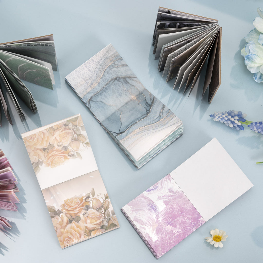50 Pcs Mini Scrapbook Backgournd Paper FCXB