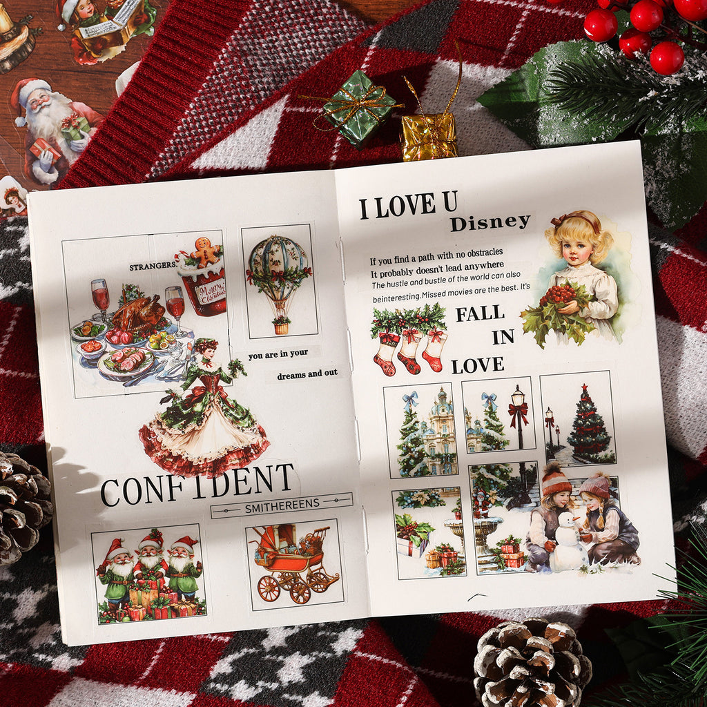 20 Sheets Christmas Stickers Book SDLX