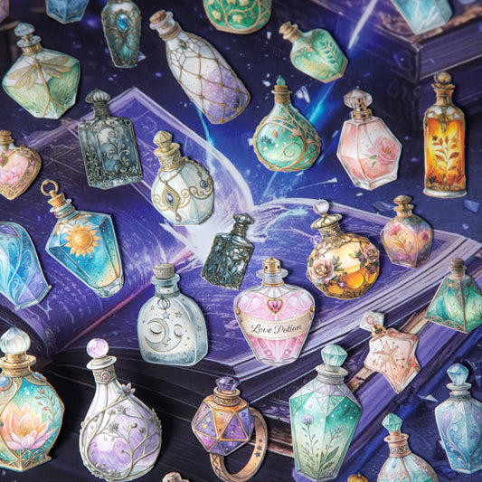 15 Pcs Magic Bottle Stickers MPMY